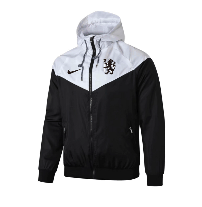2526 Chelsea black and white windbreaker S-XXL