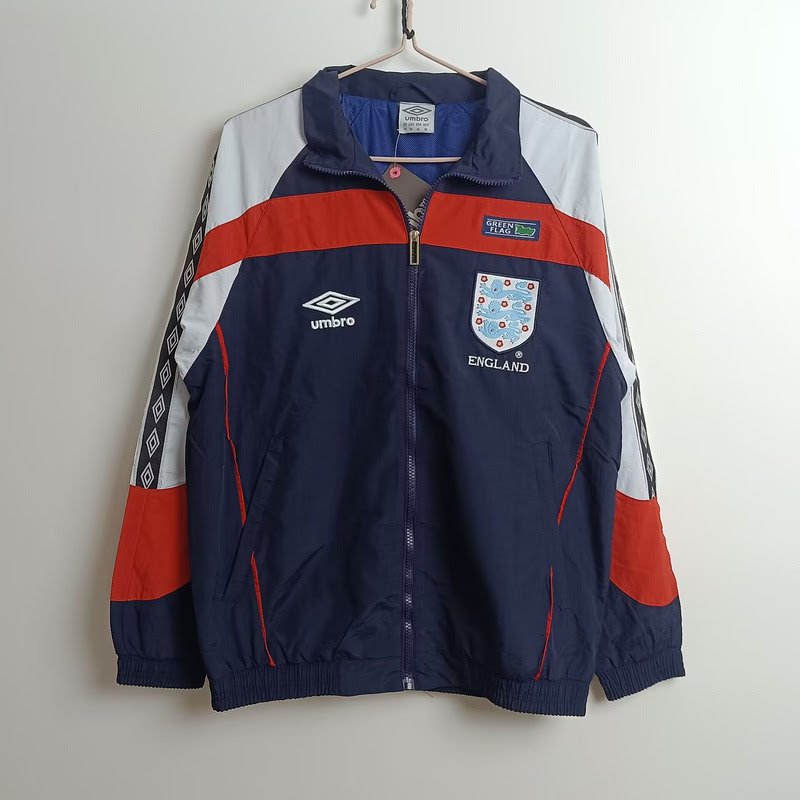 Retro England mix color windbreaker S-2XL