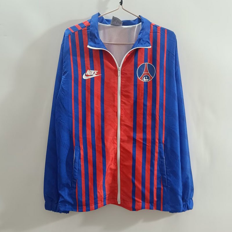 Retro PSG blue and red windbreaker S-XXL
