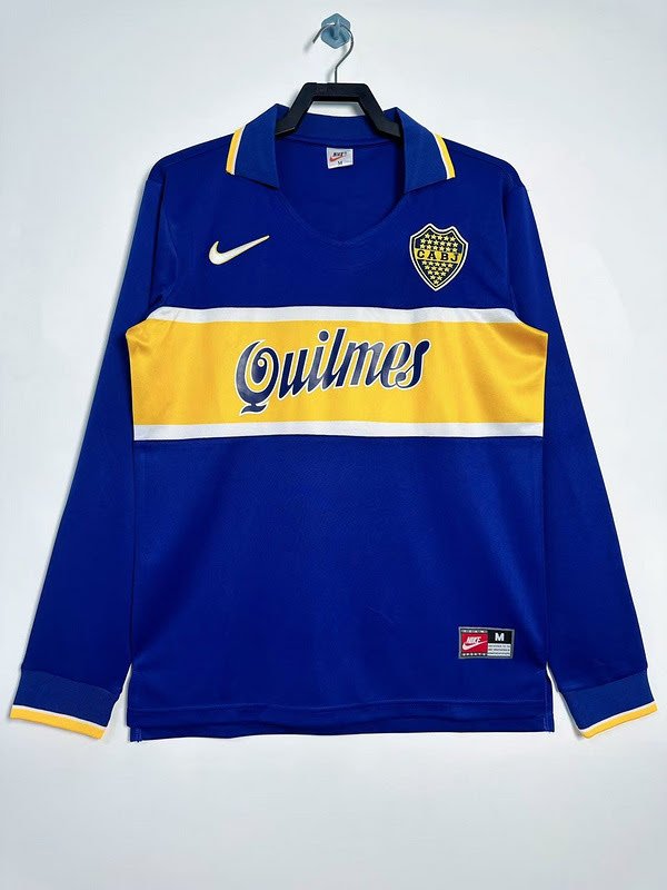 Retro 96/97 Boca home long sleeve S-2XL