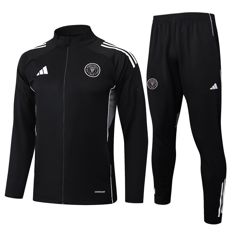 A2511 2526 MIAMI long zipper black training suit S-XXL