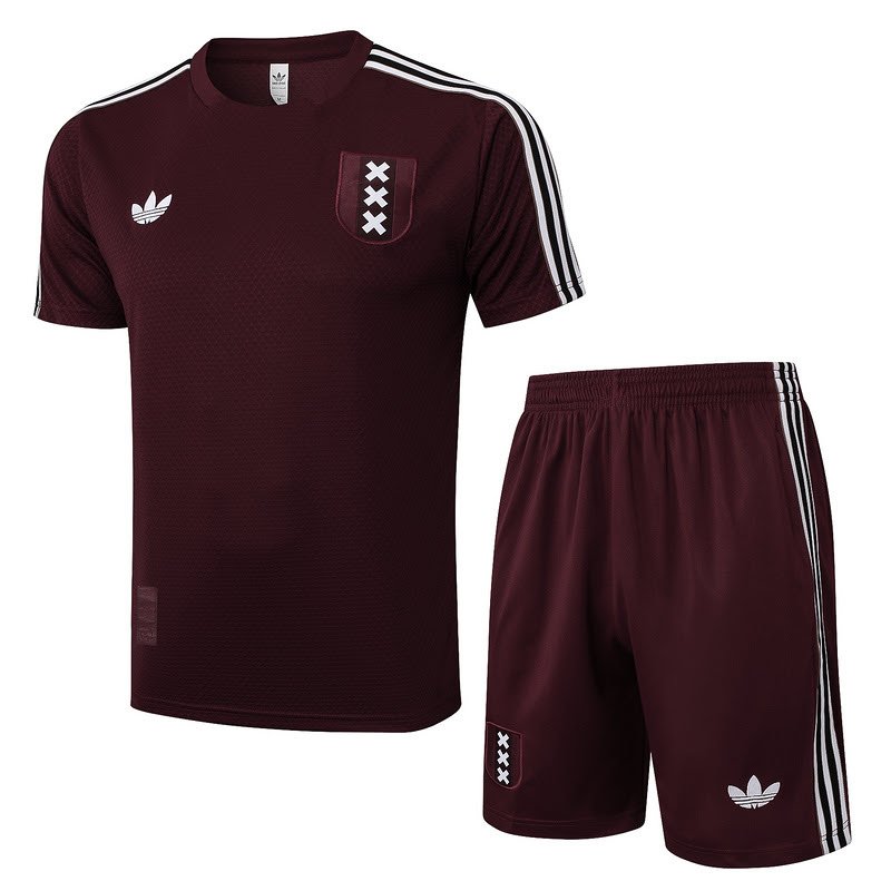 D2528 2526 Ajax deep red taining suit S-XXL