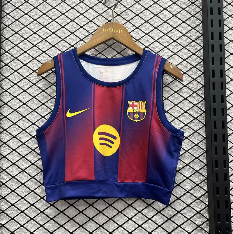 25/26 Barcelona white women's vest S-XL