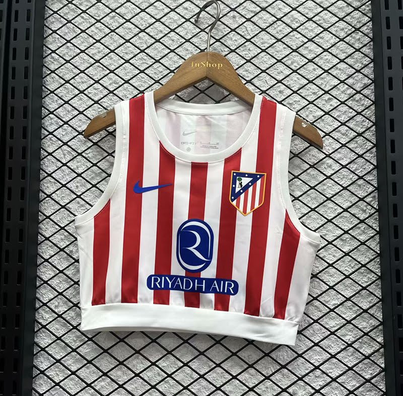 25/26 Atl&eacute;tico de Madrid home women's vest S-XL
