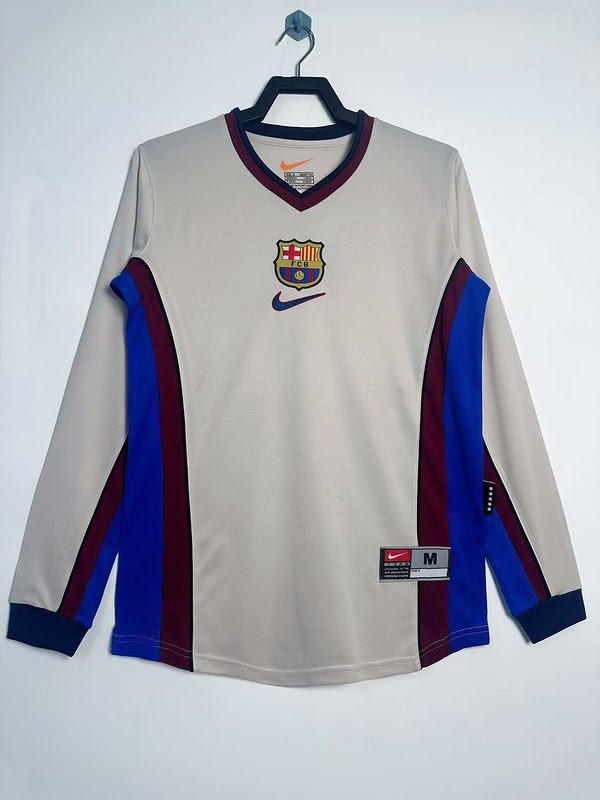 Retro 9899 Barcelona away long sleev size S-XXL