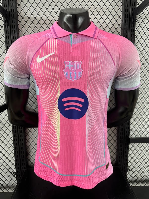 2526 Barcelona pink player version S-XXL