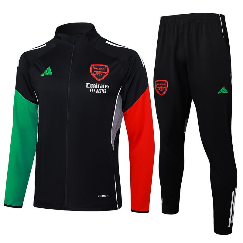 A2527 2526 Arsenal black taining suit kit S-XXL