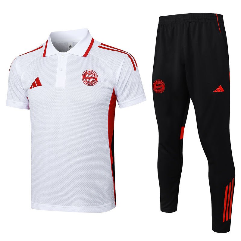C2516# 2526 Polo Bayern white kit S-XXL