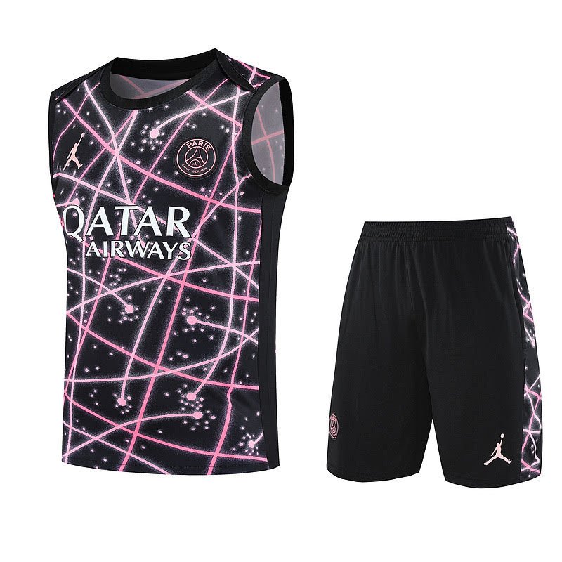 2526 Paris training suit purple vest S-XXL adule and kids