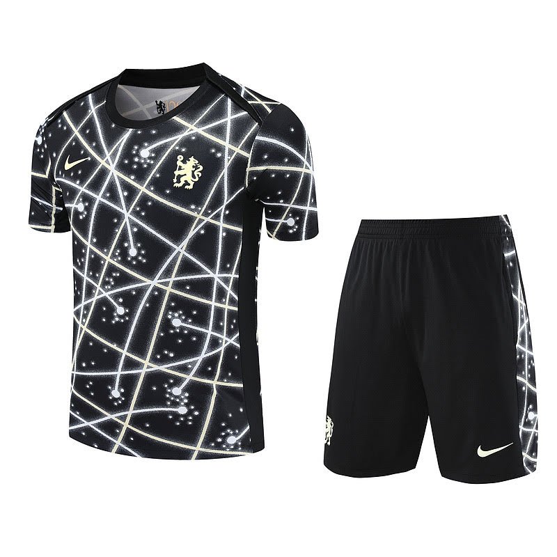 2526 chelsea training suit black S-XXL