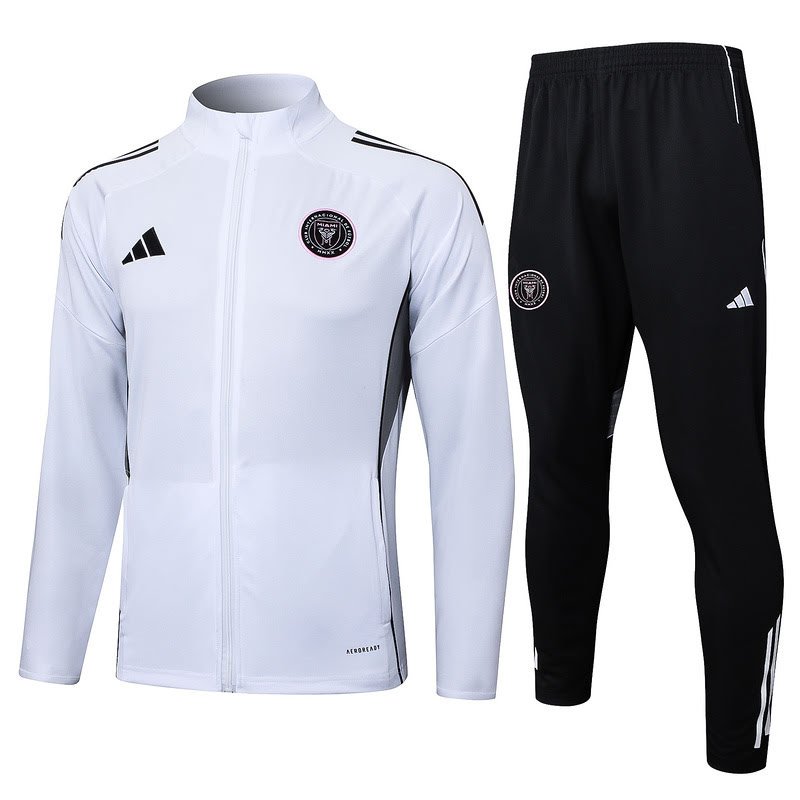 A2534 2526 MIAMI long zipper white training suit S-XXL