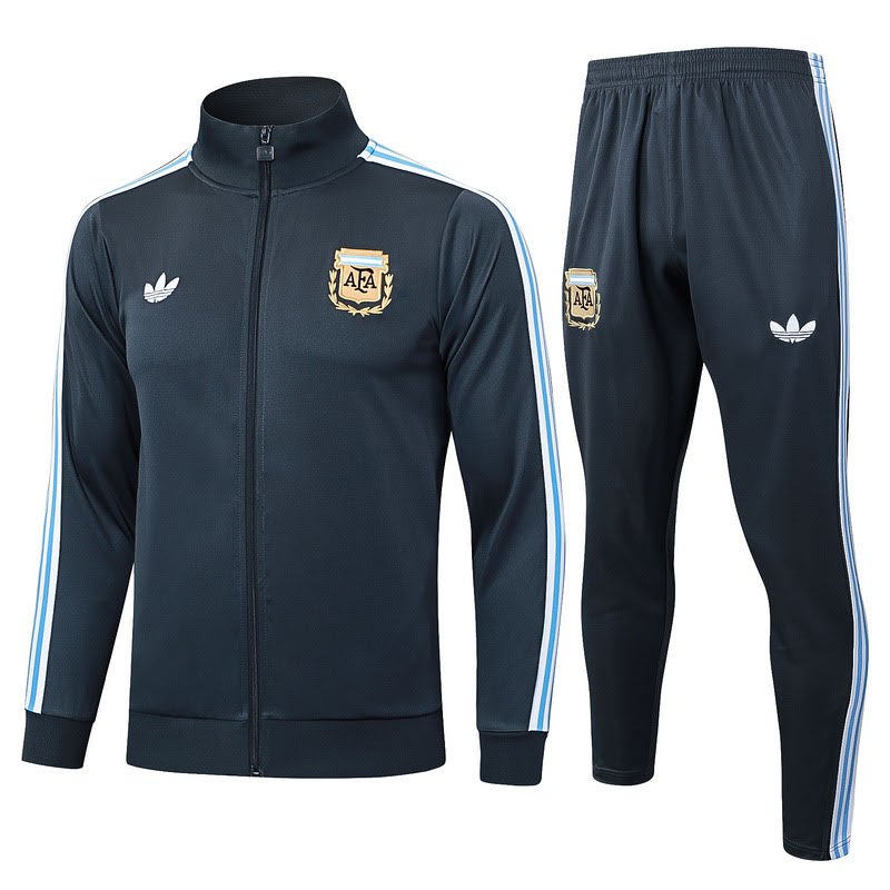 A2535  2526 Long pull Argentina deep grey kit S-XXL