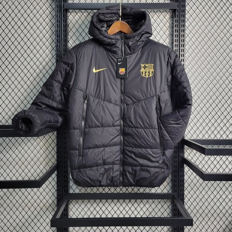 23/24 Barcelona black Cotton Jacket S-2XL