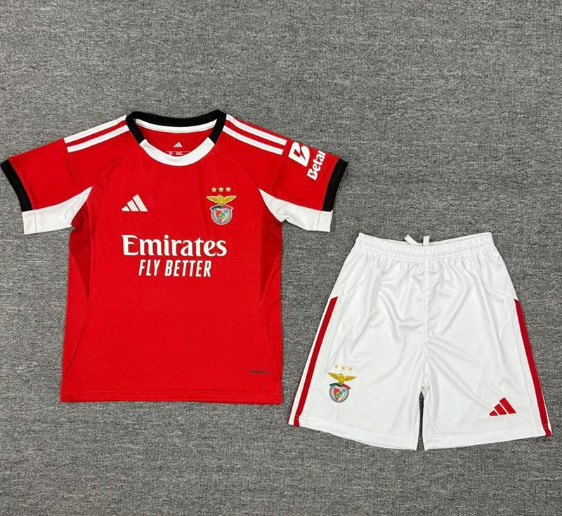 Benfica 2025/26 Home Kids Kit
