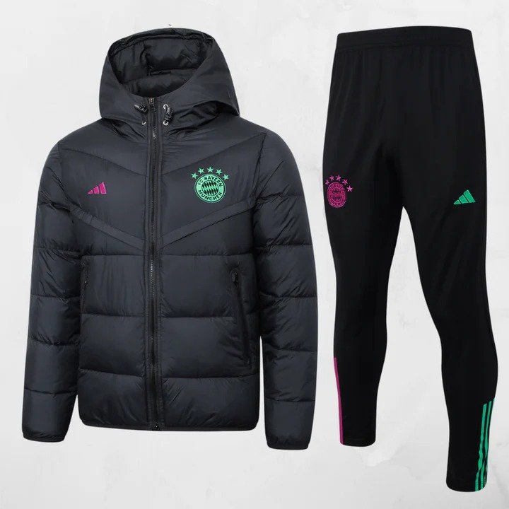 23/24 Bayern black cotton jacket S-2XL