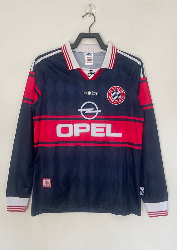 1997/99 Retro Bayern long sleeve home S-XXL