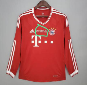 2013/14 Retro Bayern home long sleeve S-XXL