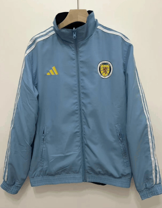 Scottish light blue windbreaker S-2XL