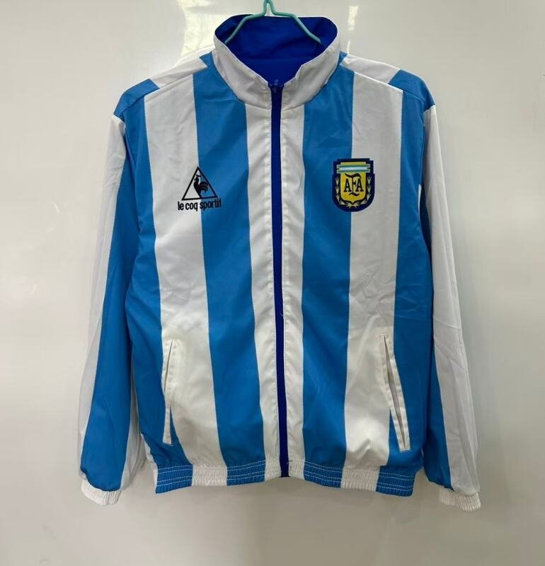 1986 Argentina main double-sided embroidered windbreaker S-2XL