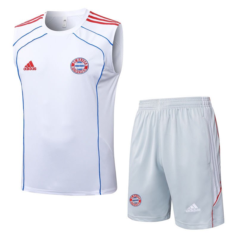 D25104# 2526 Bayern White Vest Suit S-2XL