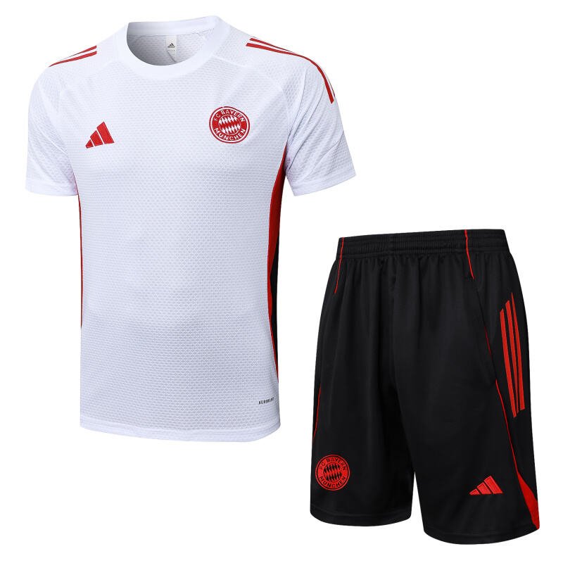 D2594# 2526 Bayern White Short Sleeve Suit S-2XL