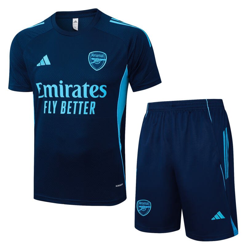 D2599# 2526 Arsenal Blue Short Sleeve Suit S-2XL