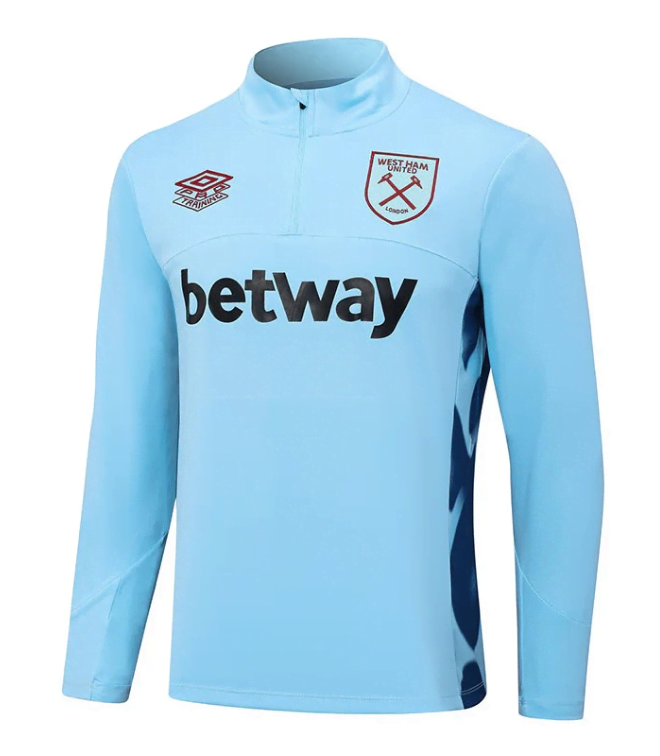 West Ham United Half Zip Jacket S-2XL