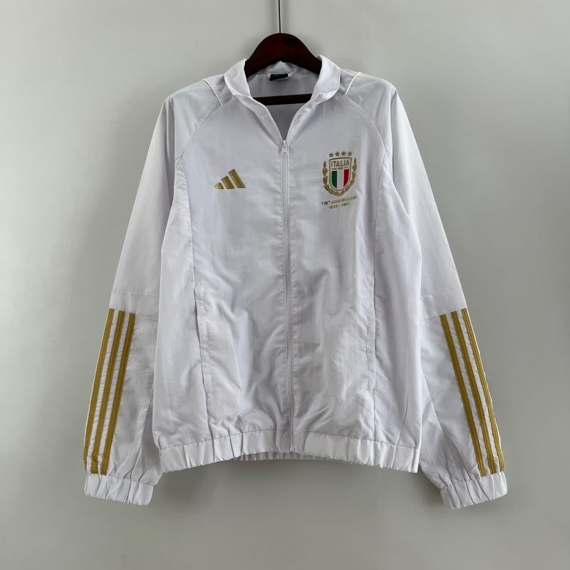 Italian hem yellow single-sided windbreaker S-2XL