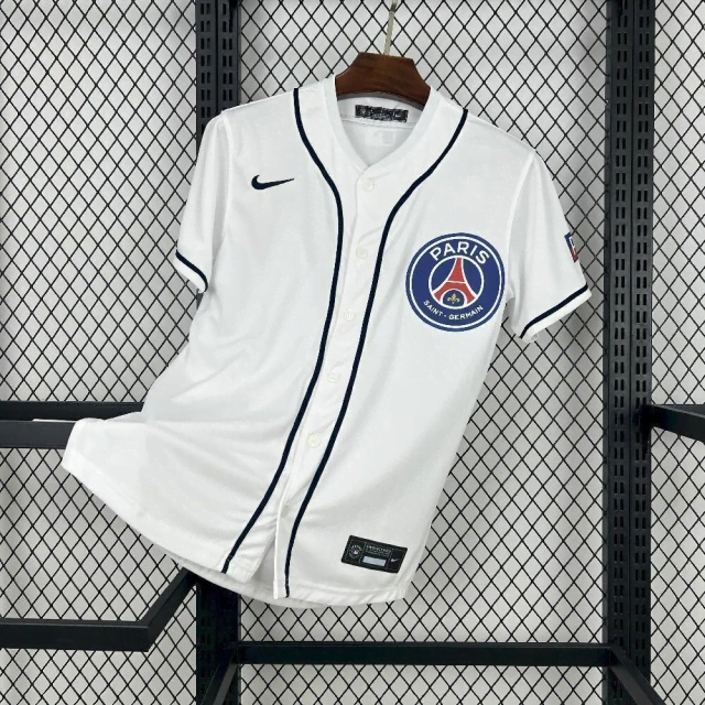 PSG white Cardigan S-2XL