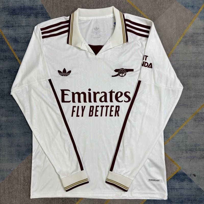 2526 Arsenal long sleeve away S-2XL
