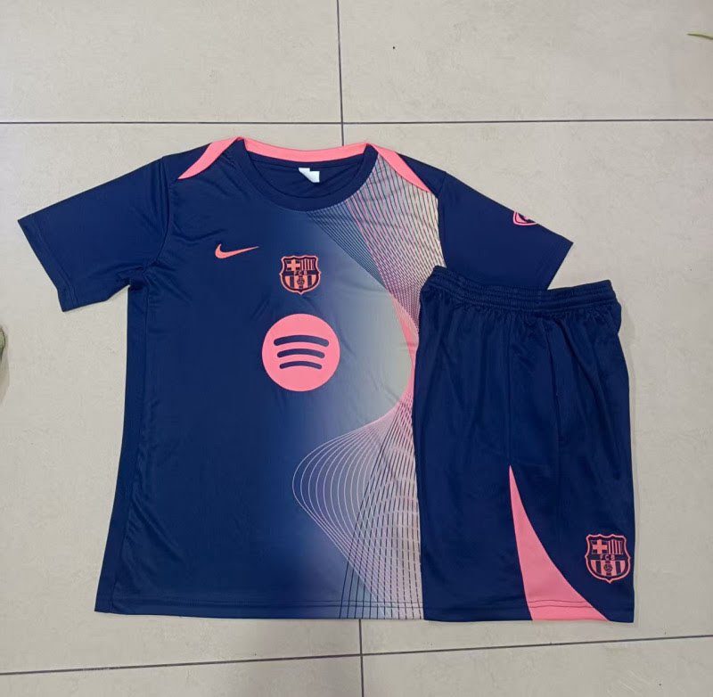 D25183# 2526 Barcelona Royal Blue Curve Inkjet Short Sleeve Suit S-2XL