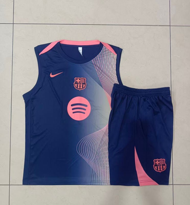 D25204#2526 Busey Royal Blue (Curve Inkjet) Vest Set S-2XL