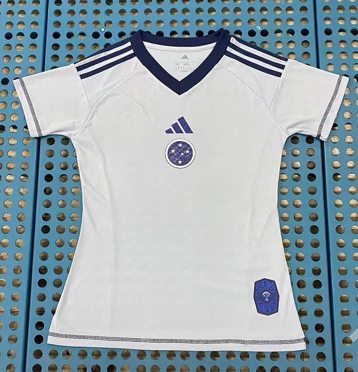 2526 Cruzeiro white  Women Jersey S-2XL