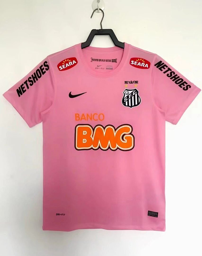 Retro Santos 2012 away with shoulder patch S-2XL