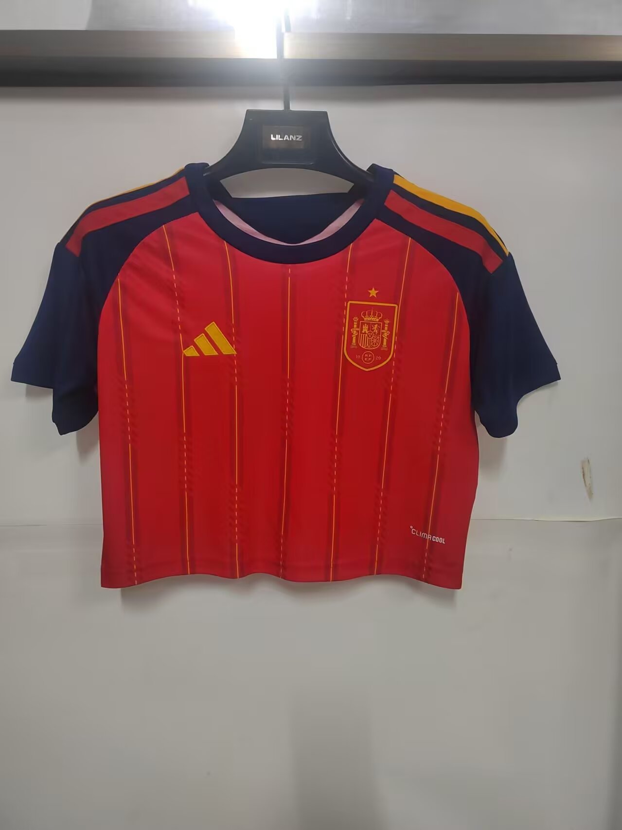 26-27 Spain Home Game Women's Short Dress: S-2XL