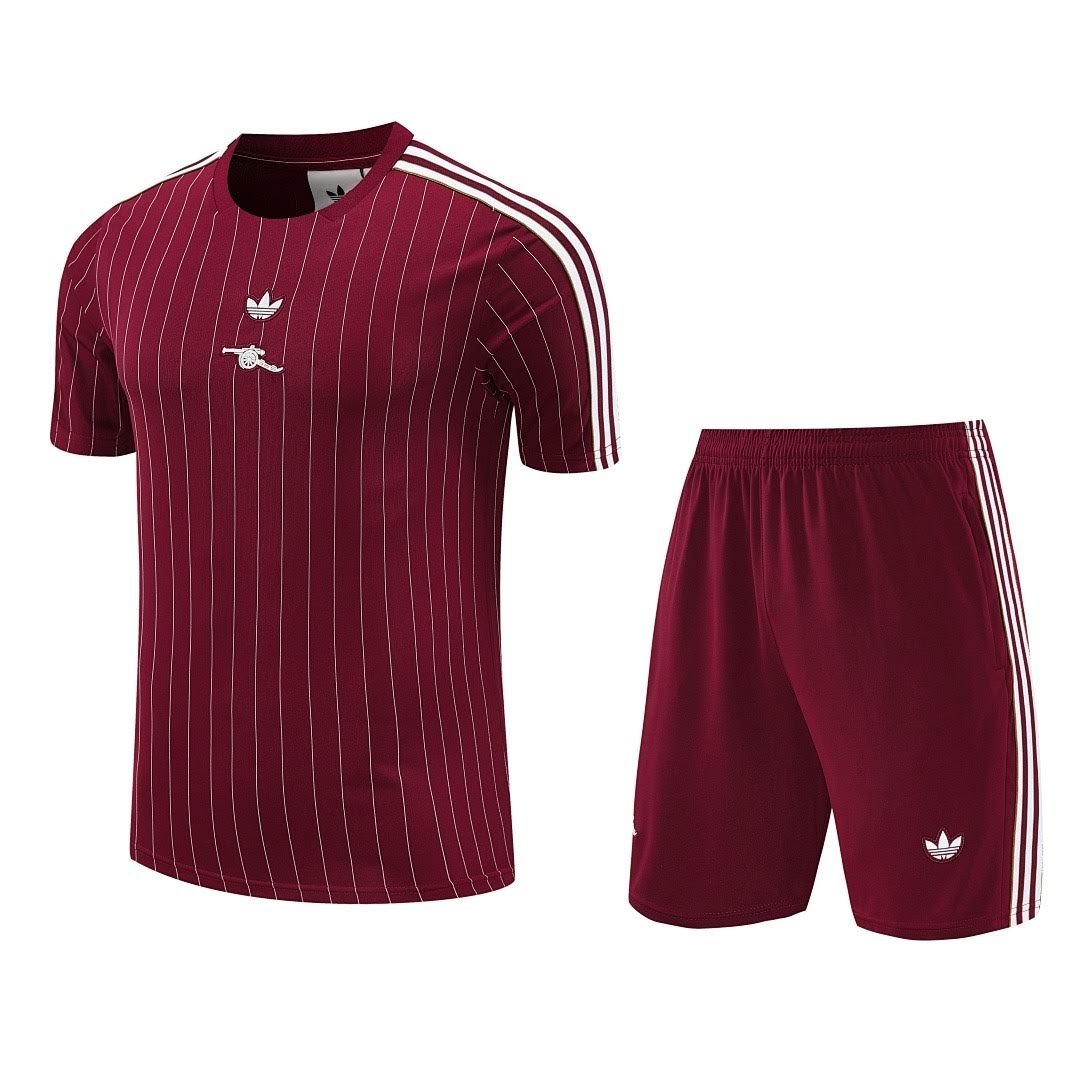 2526 Arsenal Dark Red Short-Sleeve Suit S-2XL