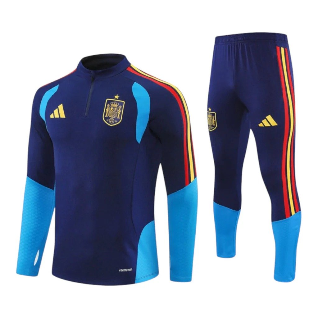 2526 Spanish Royal Blue Half-Zip Set, Sizes S-2XL