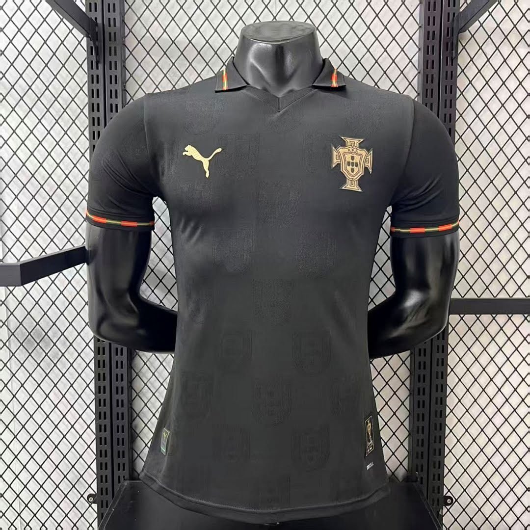 2627 Portugal Commemorative Edition Black Player S-4XL