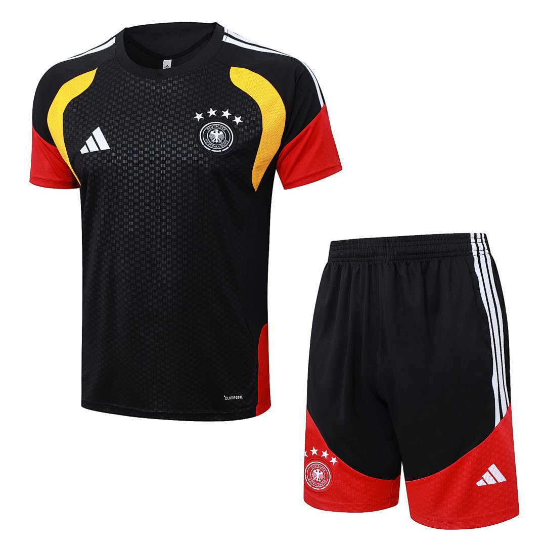 J26006# 2627 German Black Short-Sleeve Suit S-2XL