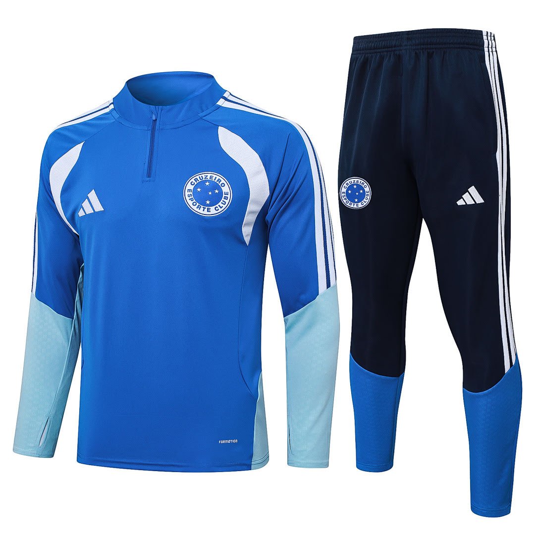 B26011# 2627 Cruzeiro Blue Half-Zip Suit S-2XL