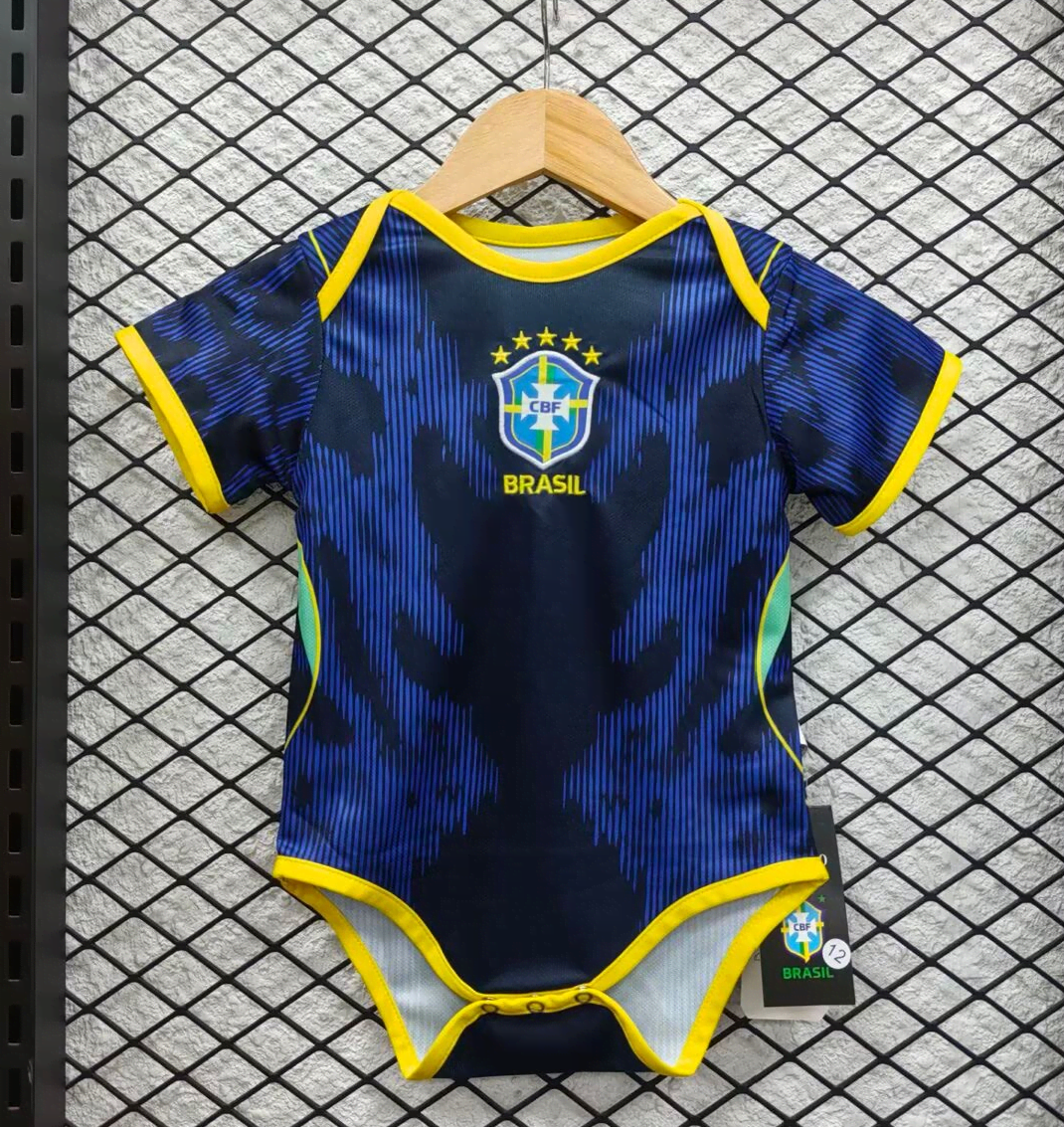 2627 Brazil away baby jersey