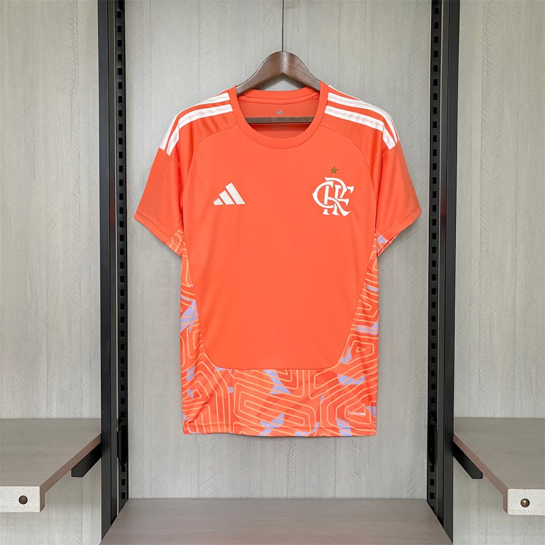 2627 Flamengo Orange Goalkeeper Jersey S-4XL
