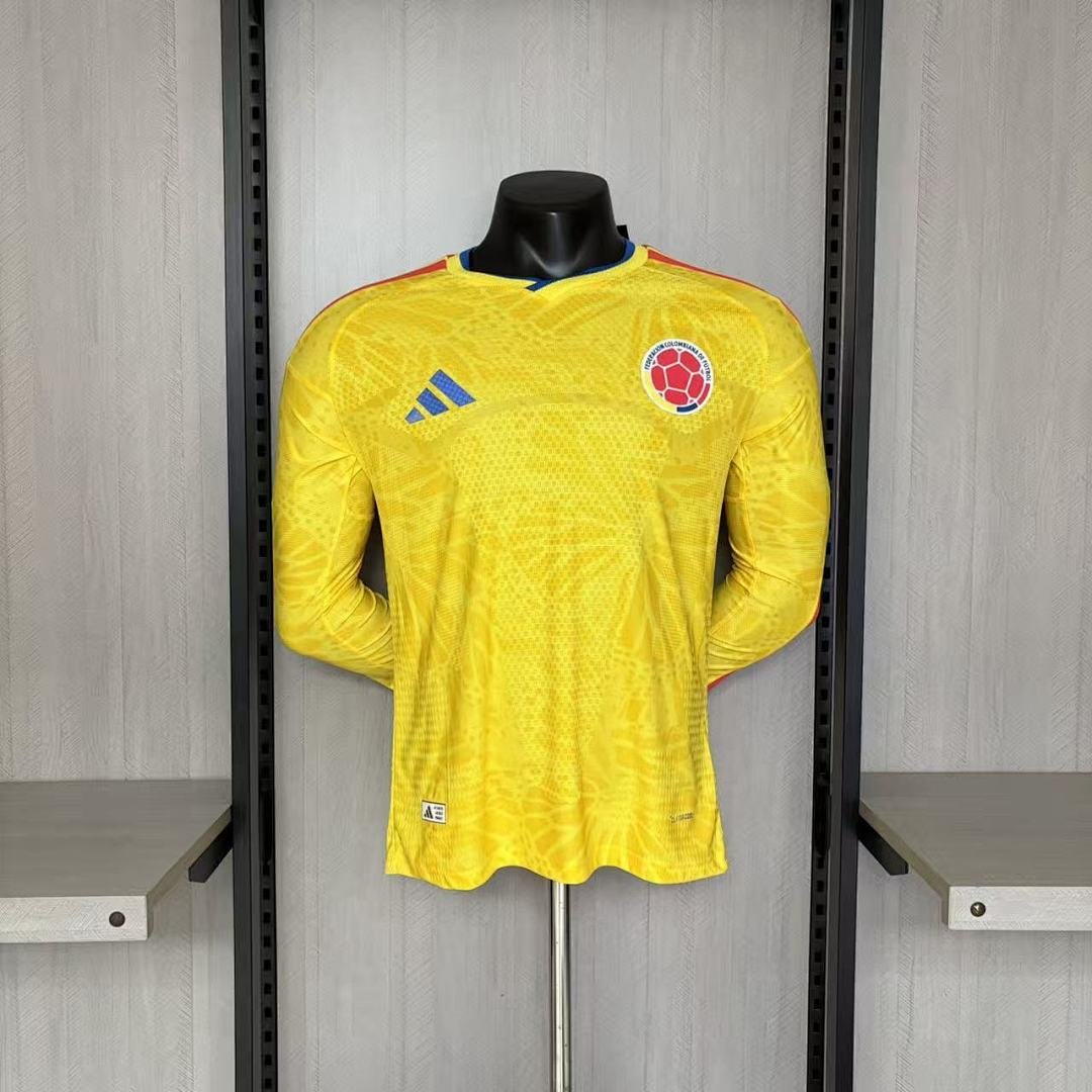 2627 Colombia home players long-sleeved S-4XL
