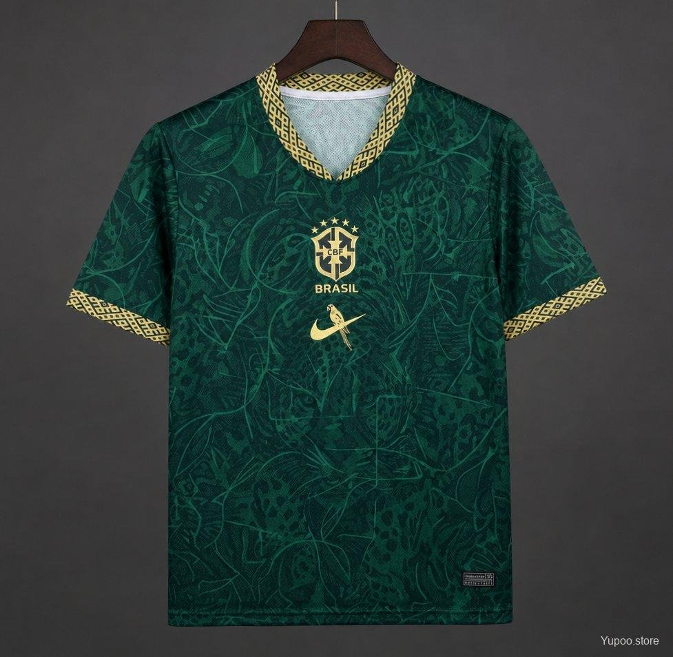 2026 Brazil Green Special Edition S-4XL