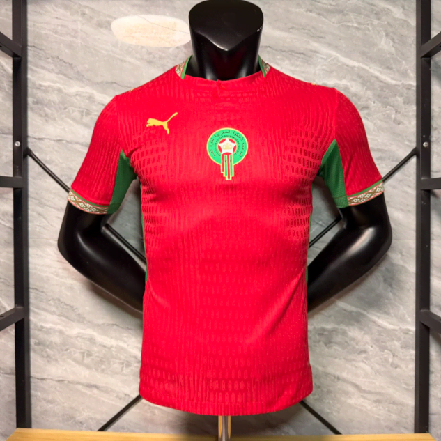2627 Morocco Home Jersey Player Version S-3XL