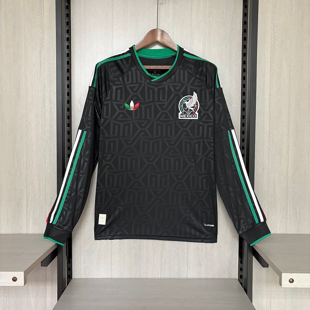 2627 Mexico Second Away Match Long-Sleeve Jersey S-4XL