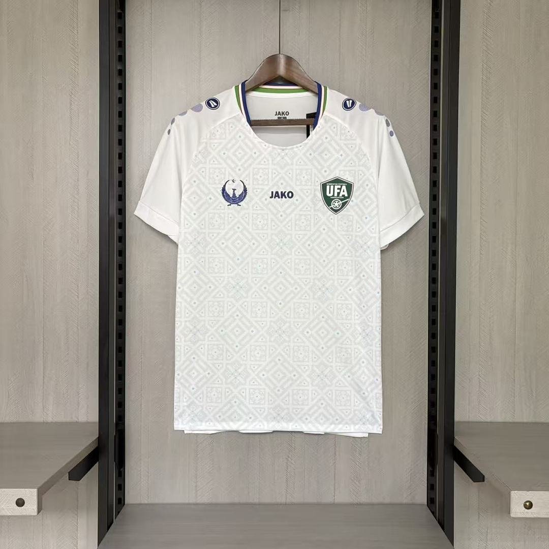 26/27 Uzbekistan White Jersey S-4XL