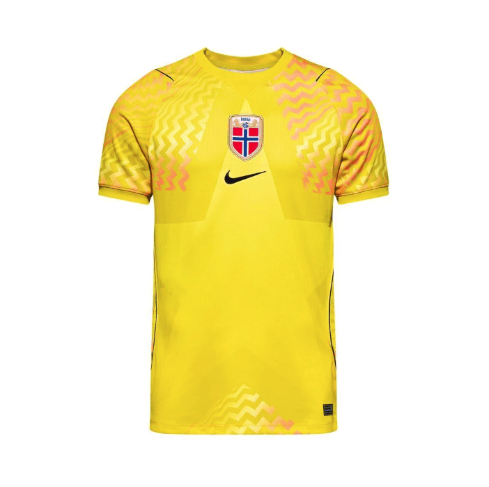 2627 Norway Goalkeeper Yellow Jersey S-4XL