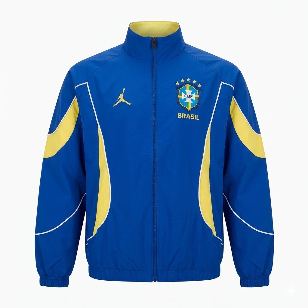 2627 Brazil Jordan Anthem Outfit Windproof Jacket S-2XL