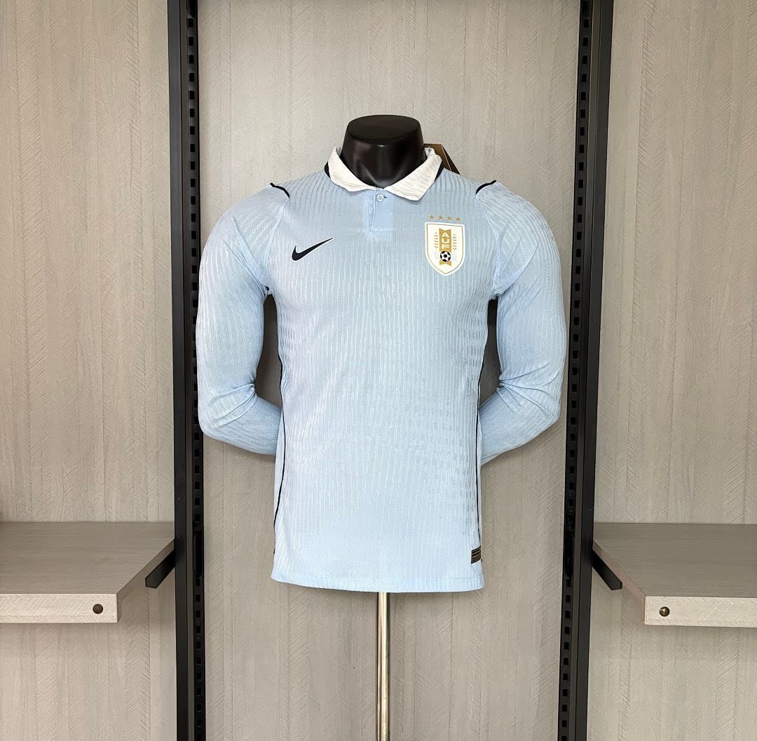 2627 Uruguay Home Long-Sleeve Jersey Player S-3XL